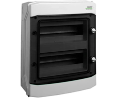 PLASTIKINIS MONTAVIMO KORPUSAS Pavirštinio montavimo IP65, 2X12 moduliai. 19 kabinos NOARK 110685