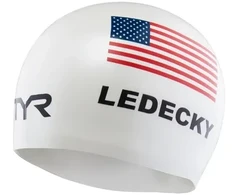Plaukimo kepuraitė TYR Usa silc cap ledecky vieno dydžio