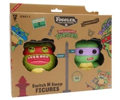 Pmi Kids World FUGGLER S2 SWAP &amp; STYLE FIGURES - 2 PACK (RAPHAEL &amp; DONATELLO)
