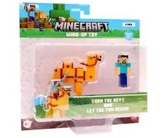 Pmi Kids World MINECRAFT S2 3D UŽVEDAMASIS ŽAISLĖLIS – STEVE IR CAMEL