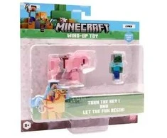 Pmi Kids World MINECRAFT S2 3D UŽVEDAMASIS ŽAISLĖLIS – KŪDIKIS ZOMBIS IR KIAULĖ