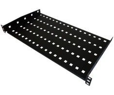 Alantec Fiksuota lentyna 19 colių 1U gylis 280mm Juoda