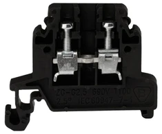 Pokoj Se A11-8103 Bėgelio jungtis 0,5-2,5 mm2 juoda ZG-G2,5 A11-8103