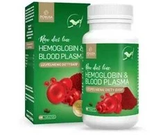 Gyvūnų papildas - POKUSA RawDietLine Hemoglobinas ir kraujo plazma 120 vnt