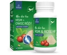 Gyvūnų papildas - POKUSA RawDietLine MSM ir erškėtuogių 120 vnt.