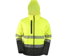Prof HI-VI (FLUO) SOFTSHELL striukė, GELTONA