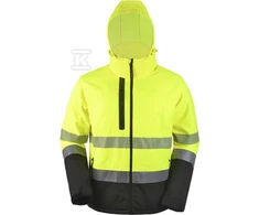 Prof HI-VI (FLUO) SOFTSHELL striukė, GELTONA