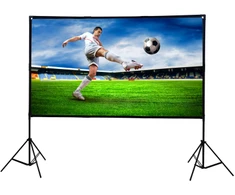 Sourcing EXTRALINK FOLDABLE Projektoriaus ekranas 84" 16:9, 186x105cm, Baltas, WITH STAND, PSF-84