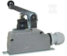 Promet Miniatiūrinė jungtis LM-10DR diskas su plokščia svirtimi ir voleliu 400V 6A IP40 - W0-59-251032