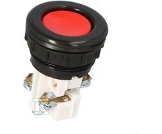 Promet Valdymo mygtukas 38mm raudonas su grįžimu - W0-N1-1KP C