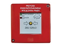 Promet W0-PPWP-A D1/2K XY ZC Ant paviršiaus montuojamas ugnies mygtukas raudonas PPWP-A be plaktuko 2xLED žalia/raudona. XY su CNBOP sertifikatu W0-PPWP-A D1/2K XY ZC