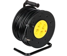 Blow PR-61 maitinimo ilgintuvas 4 lizdai su įžeminimu 50m PVC būgnas 3x2.5mm