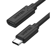 Unitek C14086BK USB-C 10Gbps 4K PD 100W ilgintuvas 50cm