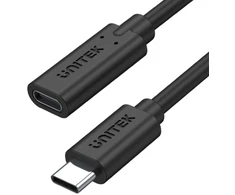 Unitek C14086BK USB-C 10Gbps 4K ilgintuvas, PD 100W 1,5m