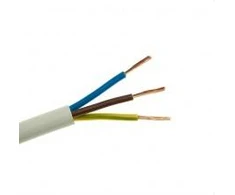 Przewód elektrinis linka H03VV-F OMY 3x0,75mm2 300V ELEKTROKABEL balta 100m