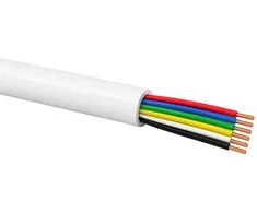 Signalizacijos ir domofono telekomunikacijų kabelis YTDY 6x0.5 LSOH B2ca 100m baltas Q-LANTEC