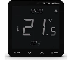 Tech Sterowniki Laidinis kambario termostatas sinum juoda R-S3 Tech Controllers