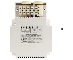 Pulsar Nebuferinis transformatoriaus maitinimo šaltinis 230VAC 3A/2.8A/2.5A TRP 50VA/16V/18V/20V AWT 500