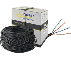 Pulsar PU-NC301 vytos poros, U/UTP, cat 5e, 24AWG, Cu, Fca, 305m (lauke)