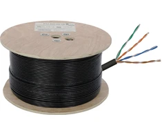 Pulsar PU-NC301B vytos poros, U/UTP, cat 5e, 24AWG, Cu, Fca, 500 m (lauke)