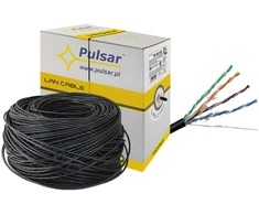 Pulsar PU-NC302 Vytos poros, U/UTP, PE, želė, cat 5e, 24AWG, Cu, Fca, 305m, (lauke)