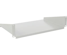 Pulsar RAPD2-G 2U universali priekinė lentyna, 440×300 19” RACK spintelėms, pilka