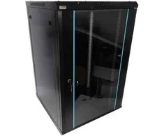 Pulsar RWA1866-B 18U/19” RACK spintelė, montuojama ant sienos, 600x600, juoda