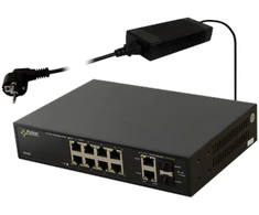 Šakotuvas SWITCH POE SFG-108 8 PRIEVADŲ SFP PULSAR