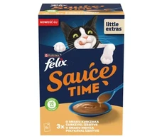 PURINA Felix Sauce Time - wet cat food - 6x40g