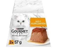 Purina Nestle Maistas Gourmet Revelations Mousse vištiena 2x57g