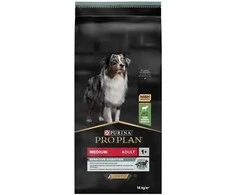 Purina Nestle PURINA Pro Plan Adult Medium Sensitive Digestive sausas šunų ėdalas, gausus ėrienos - 14 kg