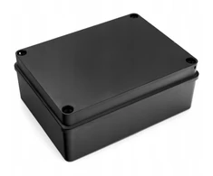 Pawbol S-Box 416C ant paviršiaus montuojama dėžutė - 190x140x70, be riebokšlių, juoda IP65