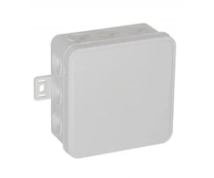 Tuščia ant paviršiaus montuojama dėžutė su 12 įvadų VIPLAST V6 click Baltas IP54 85x85x41mm 036-01
