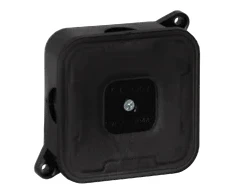 Tuščia ant paviršiaus montuojama dėžutė su 4 įvadais VIPLAST VP-2 Juodas IP44 85x85x35mm 027-05