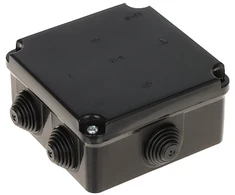 Nasielsk ATSIŠAKOJIMO DĖŽUTĖ SU RIEBOKŠLIAIS LUX-108X108/EPN IP55 Elektro-Plast