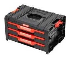 Q-Brick Įrankių dėžė Qbrick SKRQPROD3B2CZAPG003; su 3 stalčiais