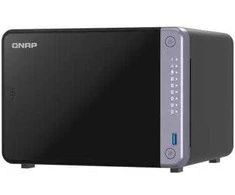 Qnap TS-632X-4G-PE, bokštas, 6 x 2.5"/3.5" SATA, AnnapurnaLabs Alpine AL524 4C, 4GB (maks. 16GB) DDR4 SODIMM, 2 x 2.5GbE, 2 x 10GbE SFP+, 2 x USB 3.2 Gen, adapteris 120W, su PE putomis