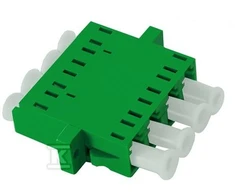 Qoltec LC/APC keturių jungčių vienmodžių šviesolaidinis adapteris (54137)