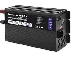 Qoltec „Monolith“ išmanusis įkroviklis LiFePO4 AGM GEL SLA akumuliatoriams 20A 24V