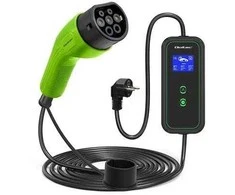 Qoltec Mobilus elektromobilių įkroviklis 2 viename, 2 tipo, 3,5 kW, 230 V