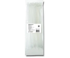 QOLTEC 52207 Užtrauktukai 4.8 300 100vnt nailono UV Baltas