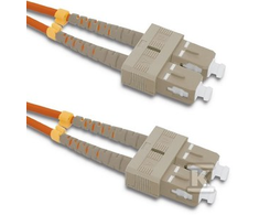 Qoltec Šviesolaidžio patchcord SC/UPC duplex 2m