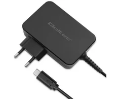 Qoltec Szybka Įkroviklis PD 120W Turbo | 5-28V | 3-4.5A | USB-C | Juoda