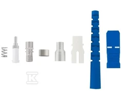 Qoltec SC/UPC šviesolaidinės jungtys | Vienmodis | 3,0 mm