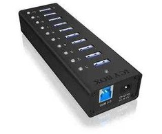 RaidSonic ICY BOX IB-AC6110 USB 3.2 Gen 1 (3.1 Gen 1) Type-B 5000 Mbit/s Juodas