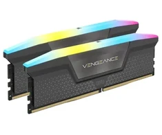 RAM CORSAIR VENGEANCE RGB DDR5 96GB 2x48GB DDR5 7000 CL40-52-52-114 1.40V Intel XMP atmintis - Juodas