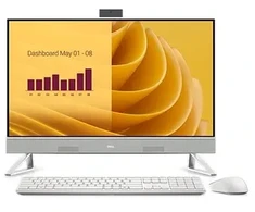 Stacionarus kompiuteris Visiškai integruotas kompiuteris - Dell EC27250, Intel Core i7, 16 GB RAM, 1 TB SSD, Jutiklinis, Baltas
