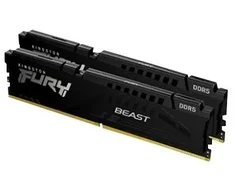 RAM KINGSTON 16GB 5200MHz DDR5 CL40 DIMM rinkinys iš 2 FURY Beast juodas