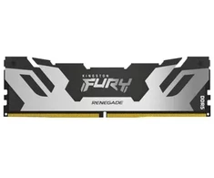 RAM KINGSTON 32GB 6400MT/s DDR5 CL32 DIMM rinkinys iš 2 FURY Renegade sidabrinis