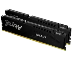 RAM KINGSTON 64GB 5200MHz DDR5 CL40 DIMM rinkinys iš 2 FURY Beast juodas